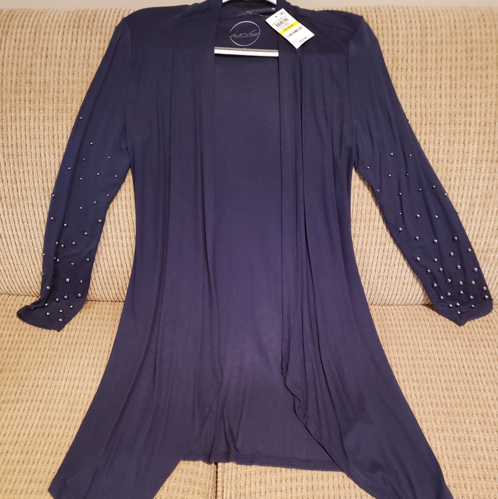 INC DRAPED CARDIGAN NWT
